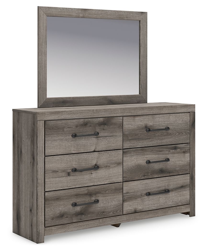 Graystorm - Brown Gray - Dresser And Mirror - Hornell Furniture Outlet