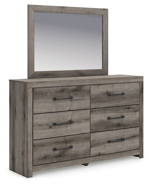 Graystorm - Brown Gray - Dresser And Mirror - Hornell Furniture Outlet