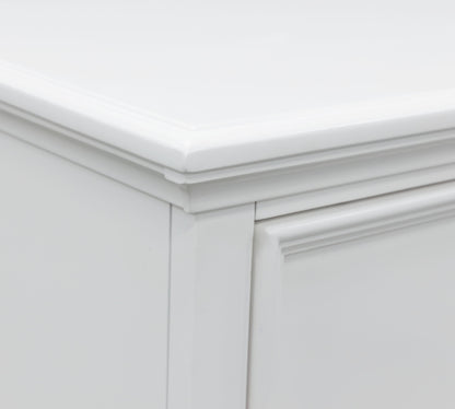 Fortman - White - Five Drawer Chest - Hornell Furniture Outlet