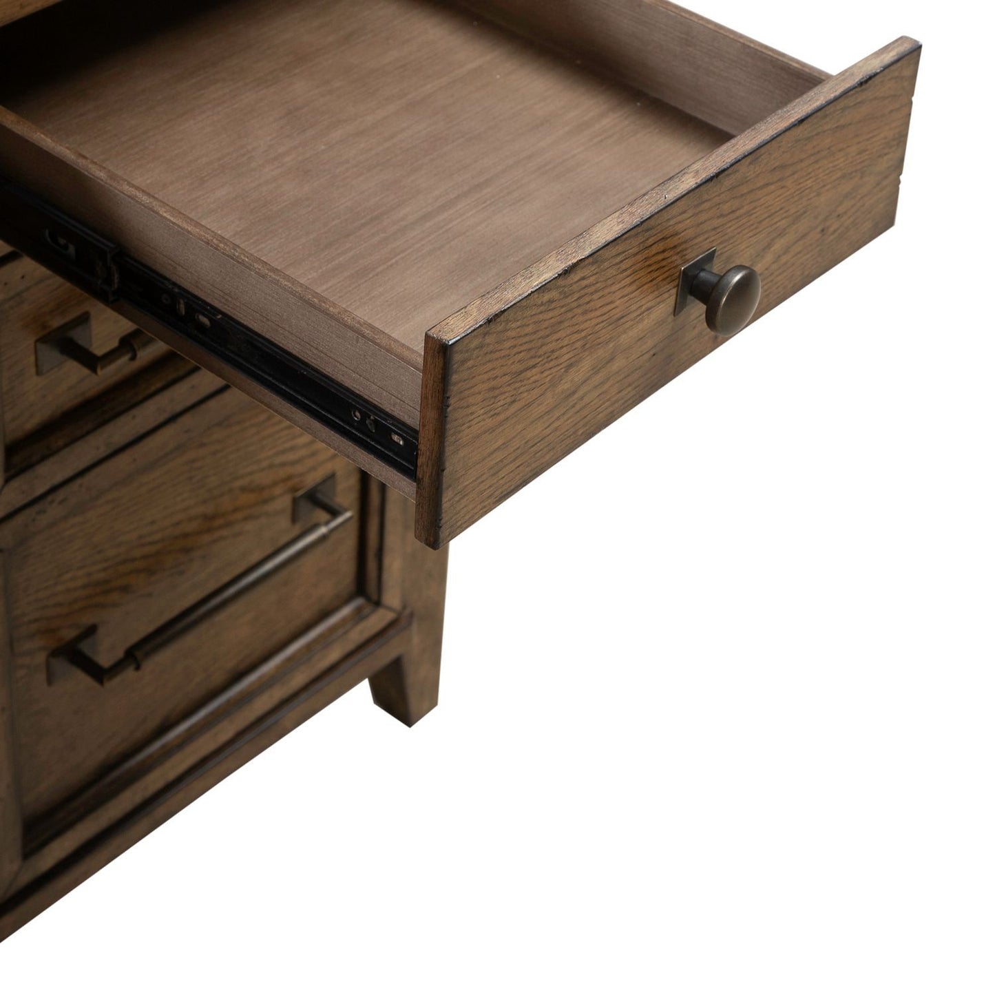 Carolina Park - Jr Executive Desk - Brown - Hornell Furniture Outlet