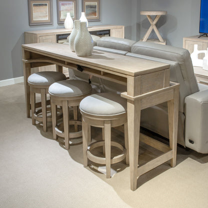 Brentwood - Console Bar Table - Sandstone - Hornell Furniture Outlet