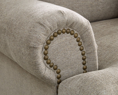 Galemore - Quarry - Loveseat - Hornell Furniture Outlet