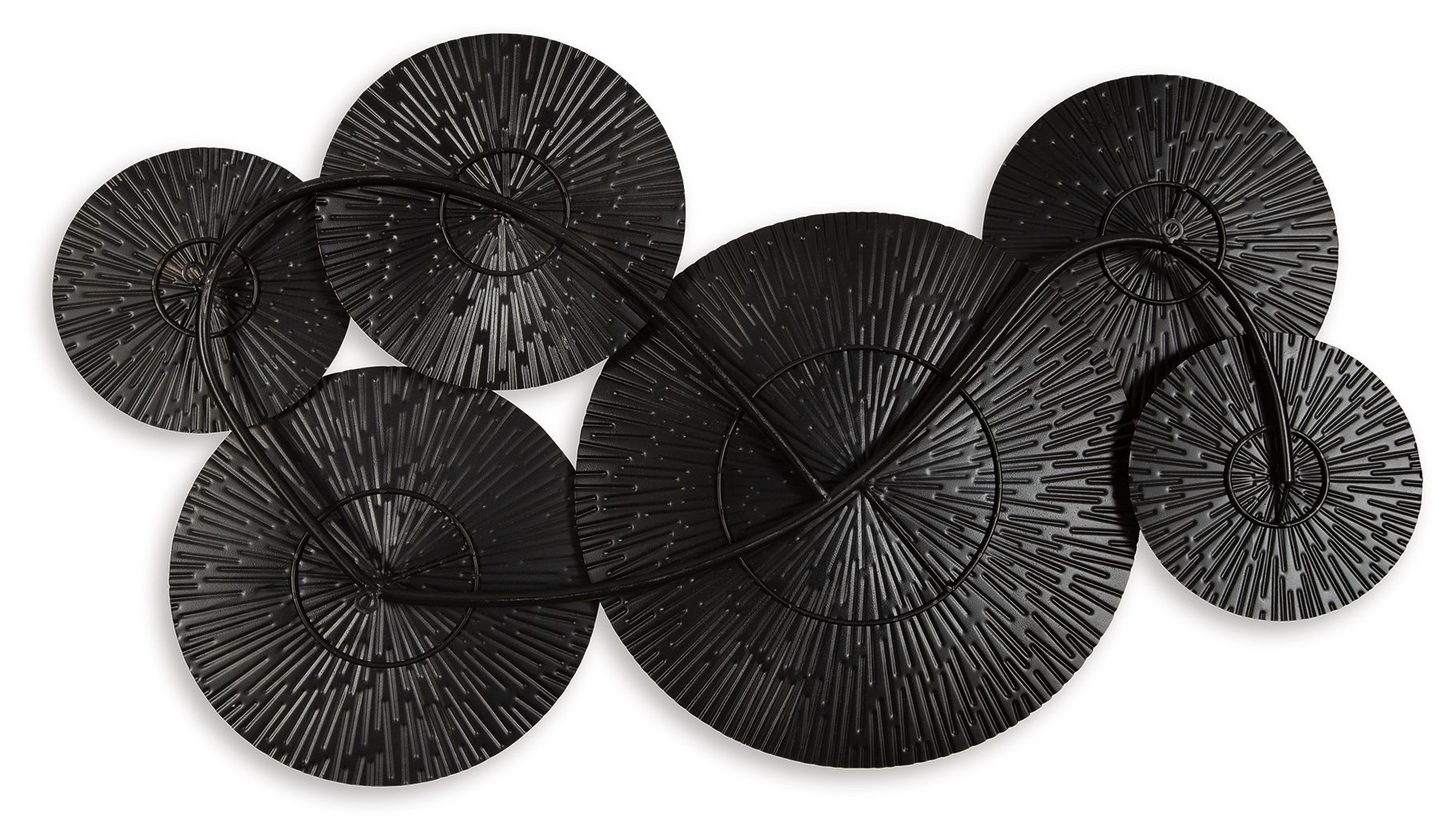 Rhetlen - Black / Gold Finish - Wall Decor - Hornell Furniture Outlet