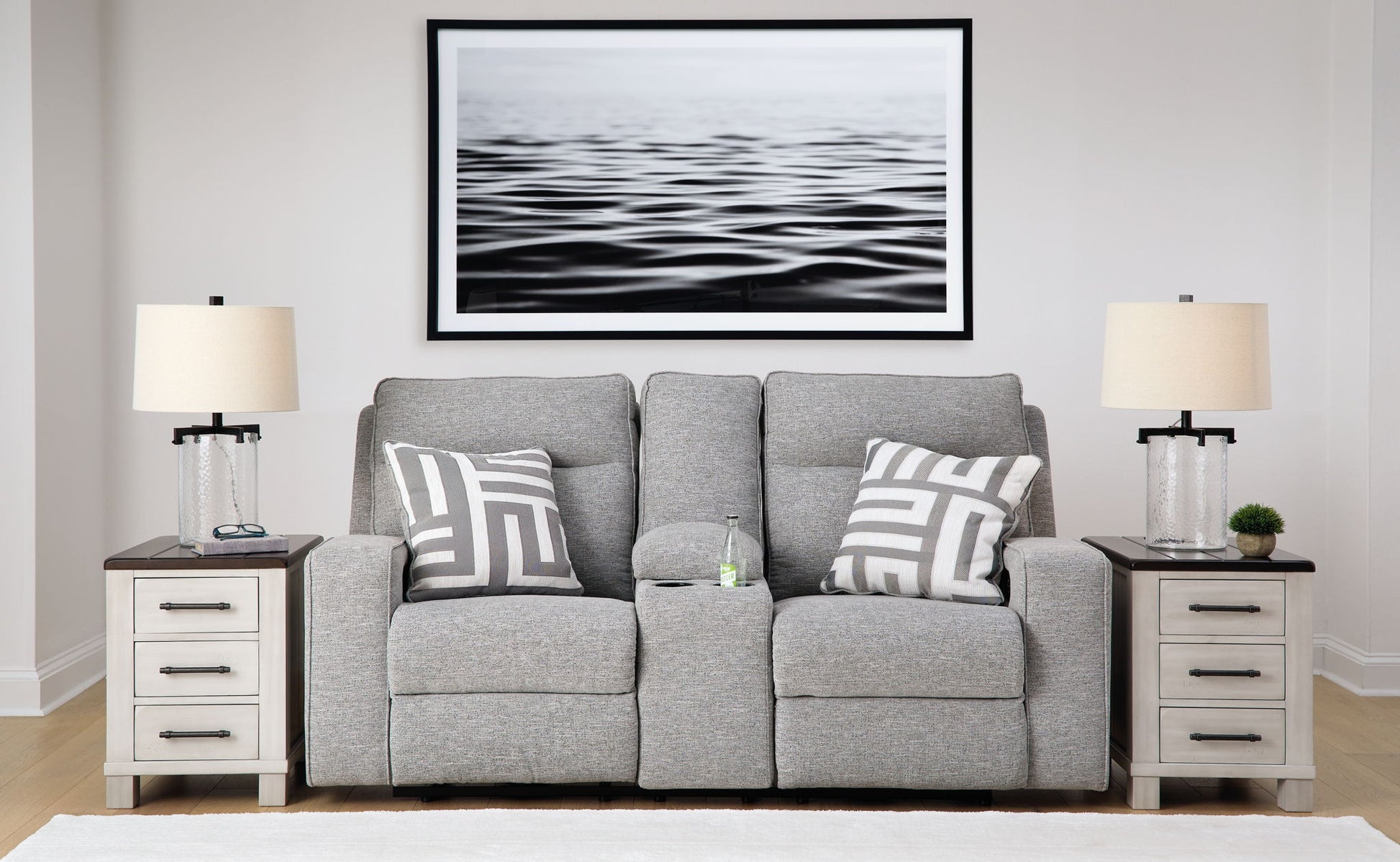 Biscoe - Reclining Living Room Set - Hornell Furniture Outlet