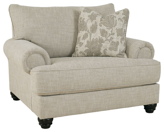 Asanti - Fog - Chair and a Half - Hornell Furniture Outlet