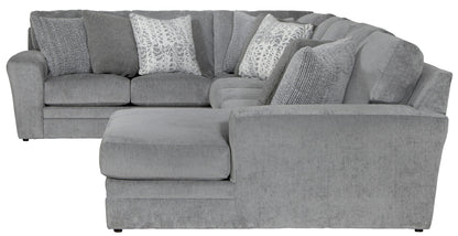 Glacier - Sectional With Included Accent Pillows - Hornell Furniture Outlet