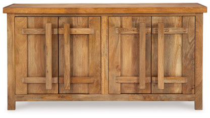 Dresor - Natural - Accent Cabinet - Hornell Furniture Outlet
