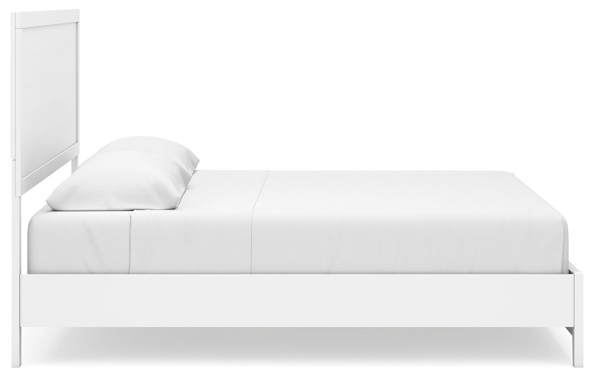 Binterglen - King Panel Bed - White