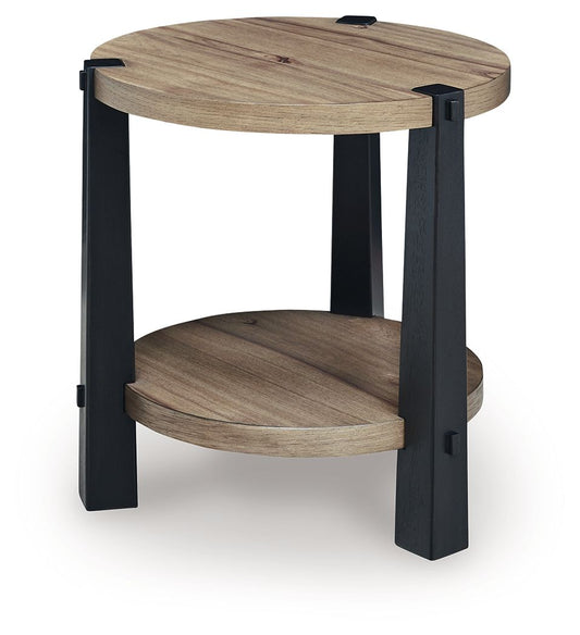 Ridgester - Round Table - Hornell Furniture Outlet