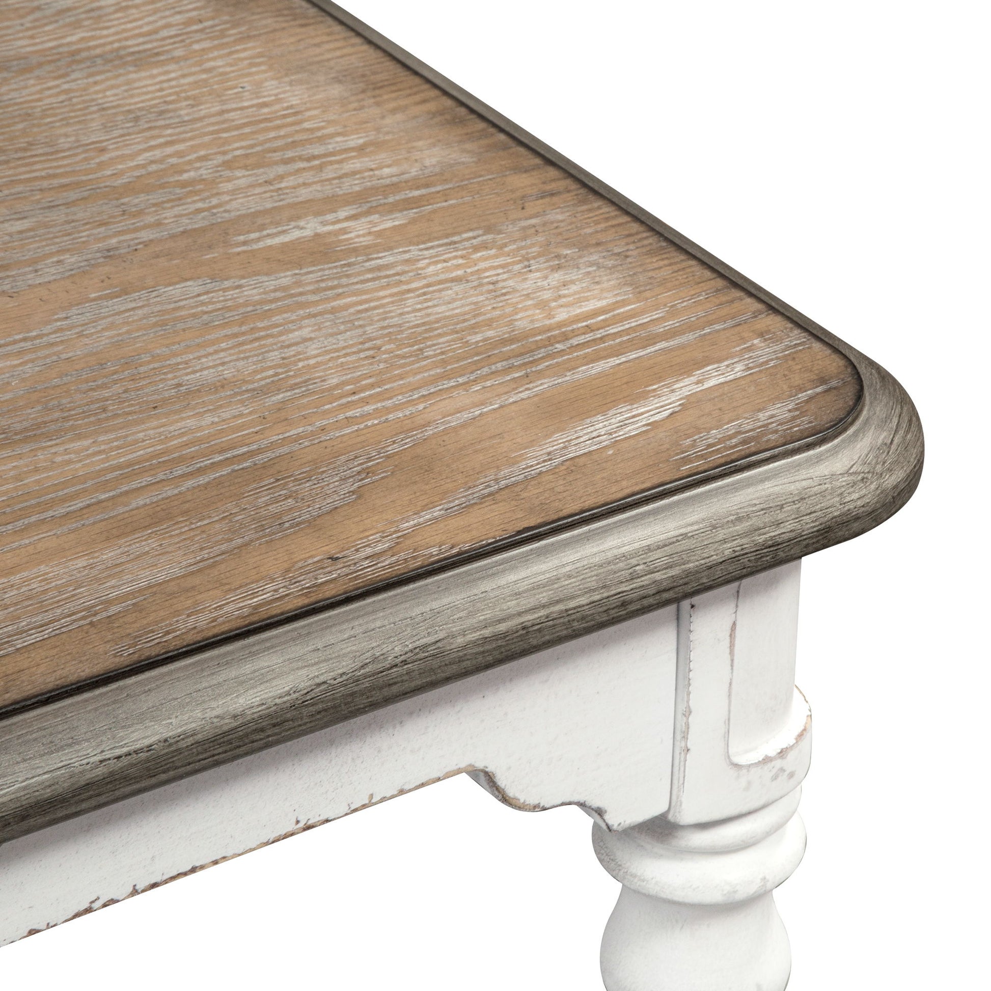Magnolia Manor - Dining Bench - White - Hornell Furniture Outlet