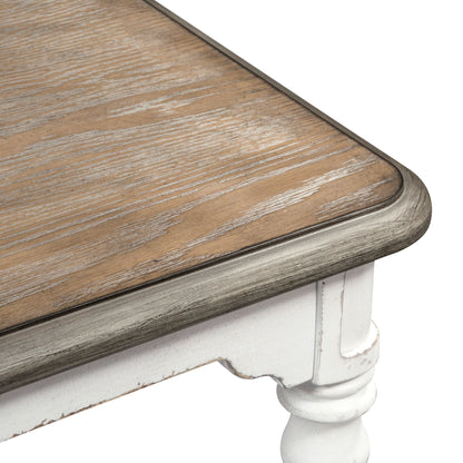 Magnolia Manor - Dining Bench - White - Hornell Furniture Outlet