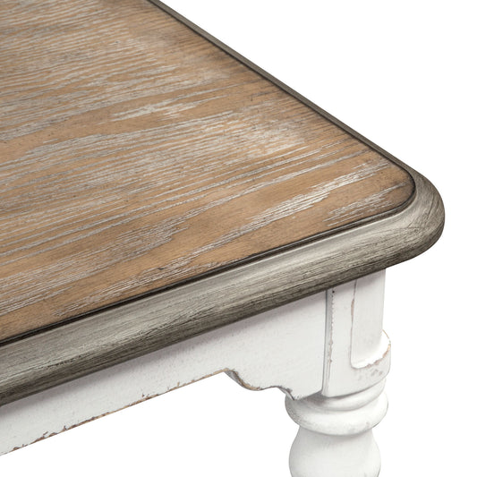 Magnolia Manor - Dining Bench - White - Hornell Furniture Outlet