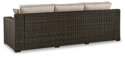 Coastline Bay - Brown - Sofa With Cushion - Hornell Furniture Outlet