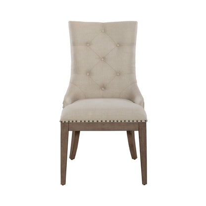 Americana Farmhouse - Upholstered Shelter Side Chair - Hornell Furniture Outlet