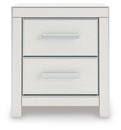 Zuraleus - Two Drawer Night Stand - Hornell Furniture Outlet
