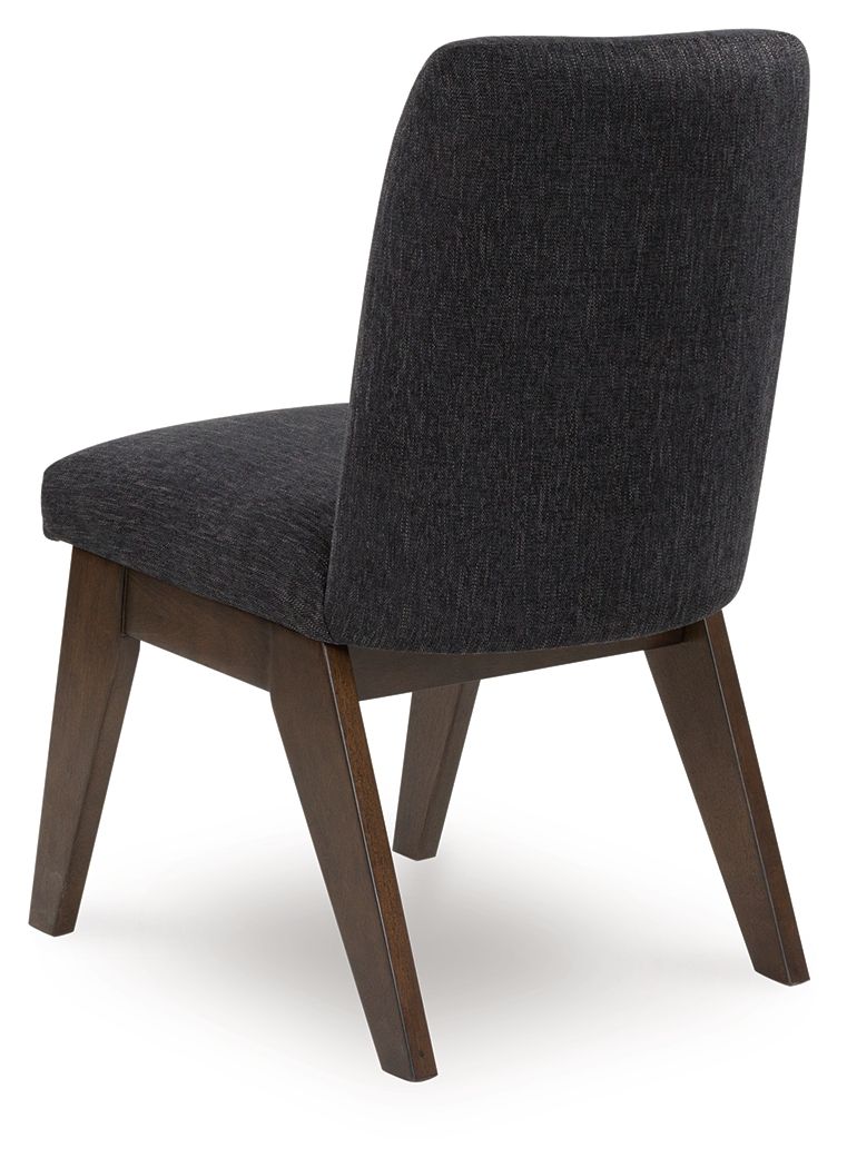 Dilenno - Dark Brown - Dining Upholstered Side Chair (Set of 2) - Hornell Furniture Outlet