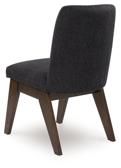 Dilenno - Dark Brown - Dining Upholstered Side Chair (Set of 2) - Hornell Furniture Outlet