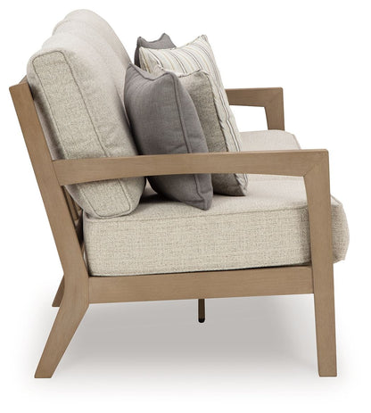 Hallow Creek - Driftwood - Sofa With Cushion - Hornell Furniture Outlet