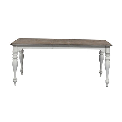 Magnolia Manor - Leg Table - White - Hornell Furniture Outlet