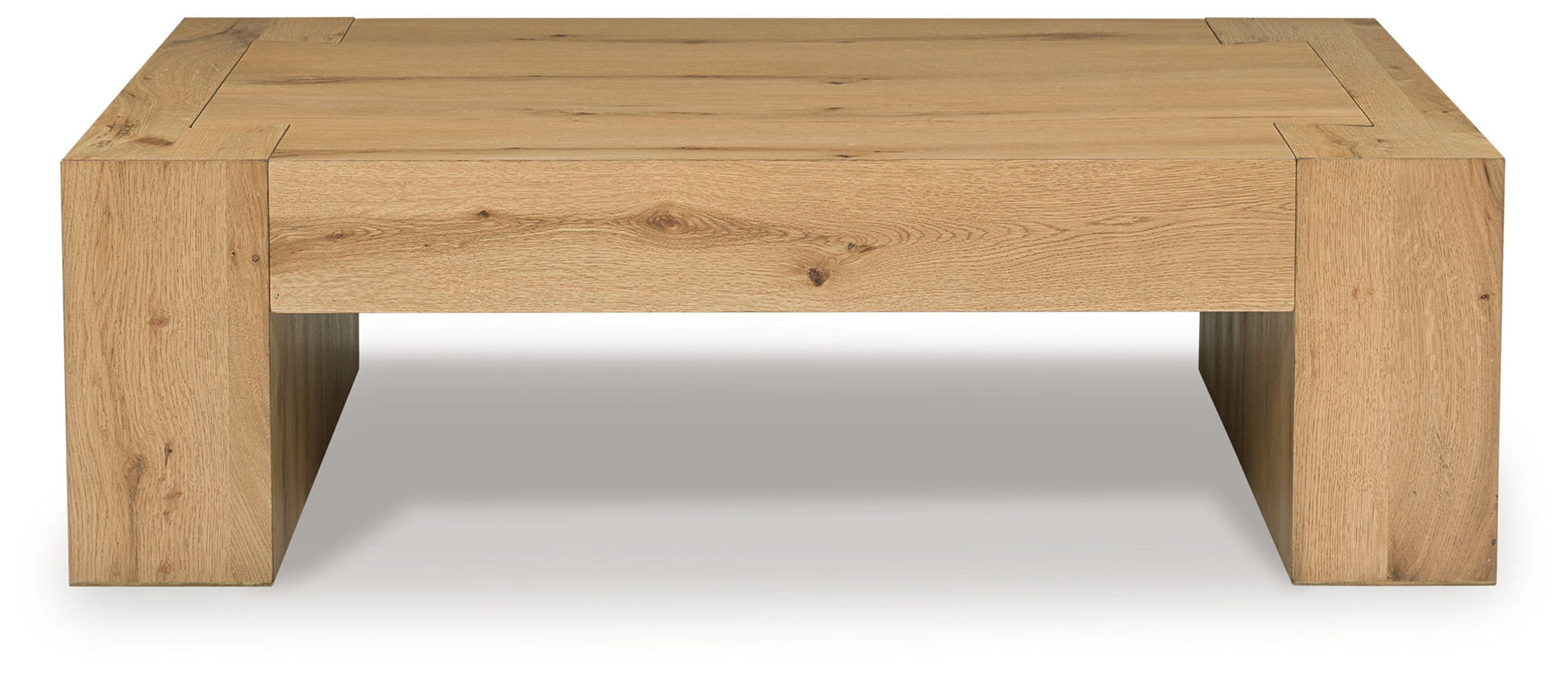 Bracken - Light Brown - Rectangular Cocktail Table - Hornell Furniture Outlet