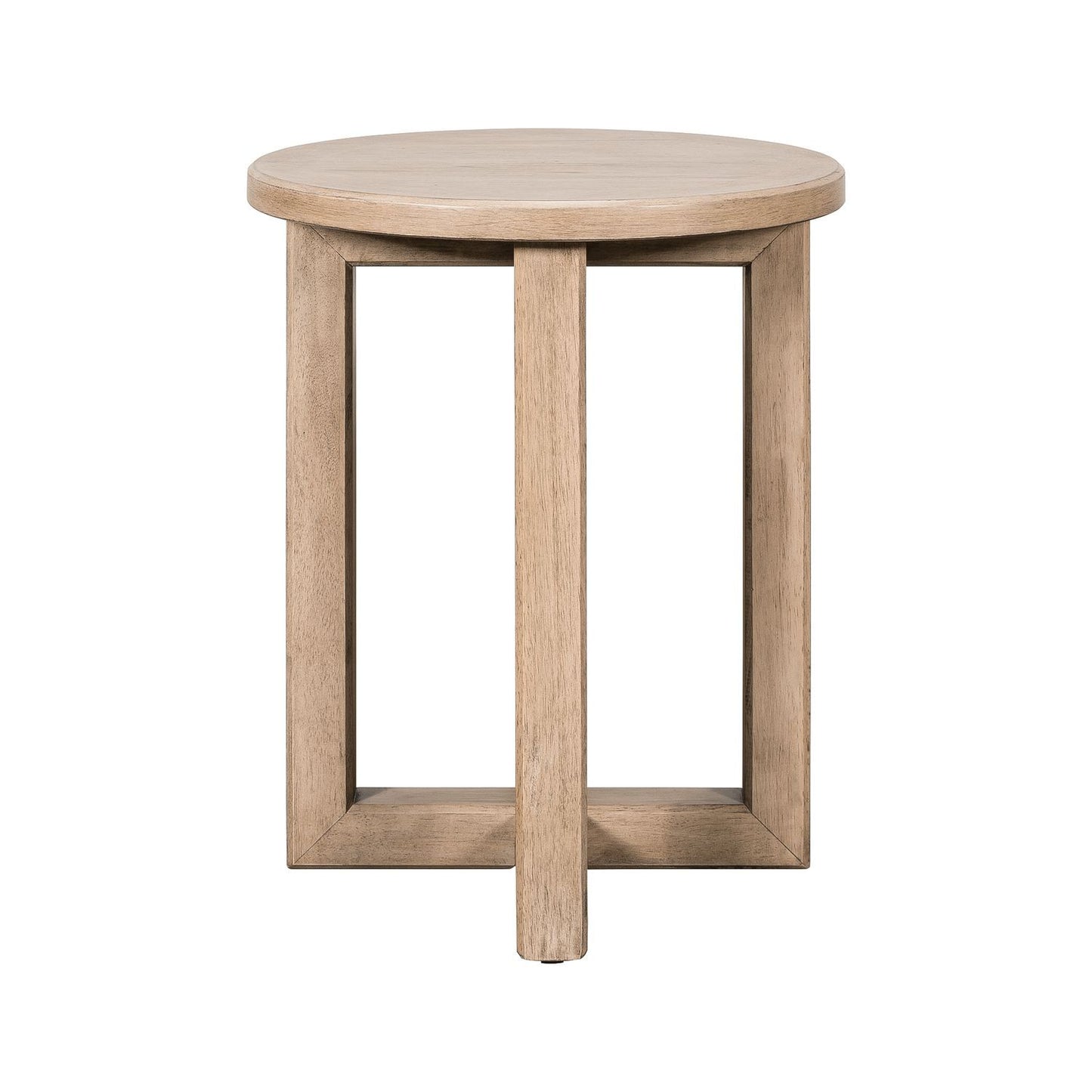 Proximity Place - Chairside Table - Light Brown - Hornell Furniture Outlet