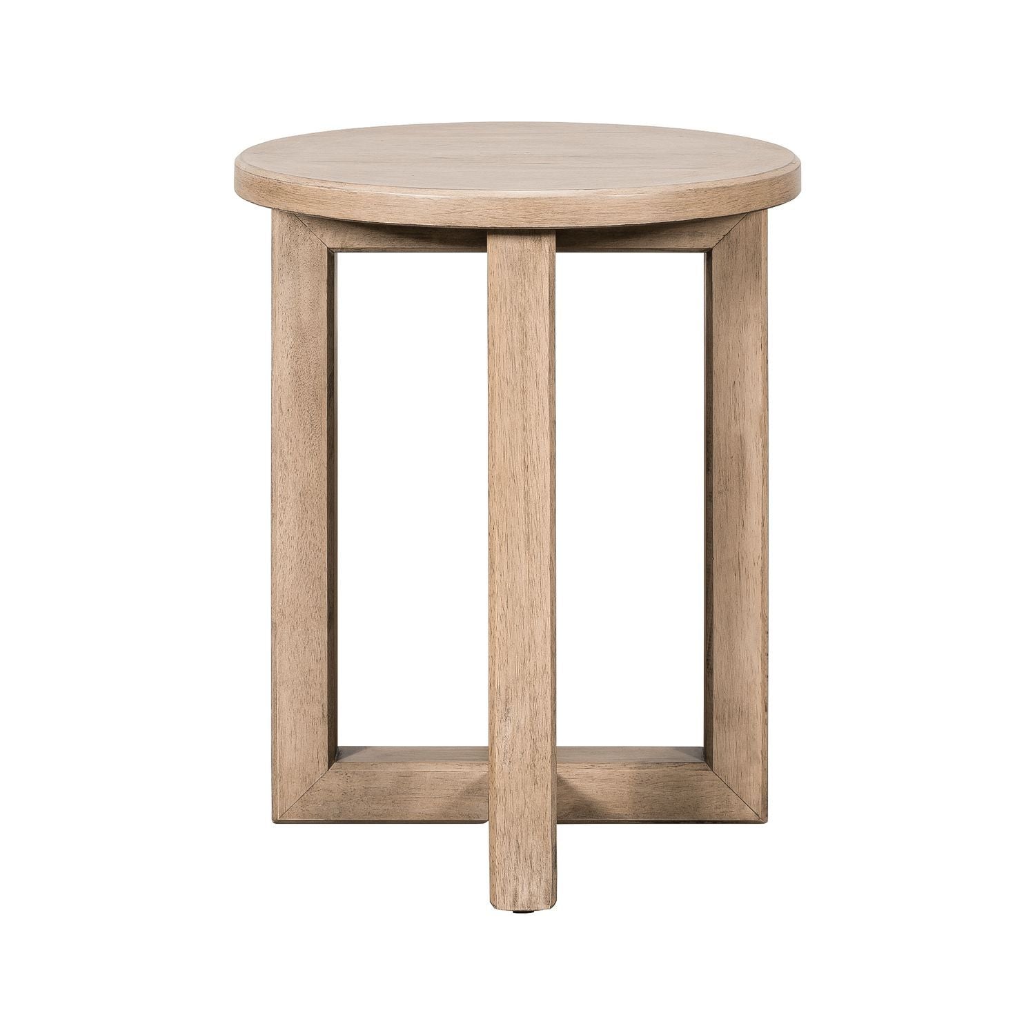 Proximity Place - Chairside Table - Light Brown - Hornell Furniture Outlet