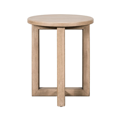 Proximity Place - Chairside Table - Light Brown - Hornell Furniture Outlet