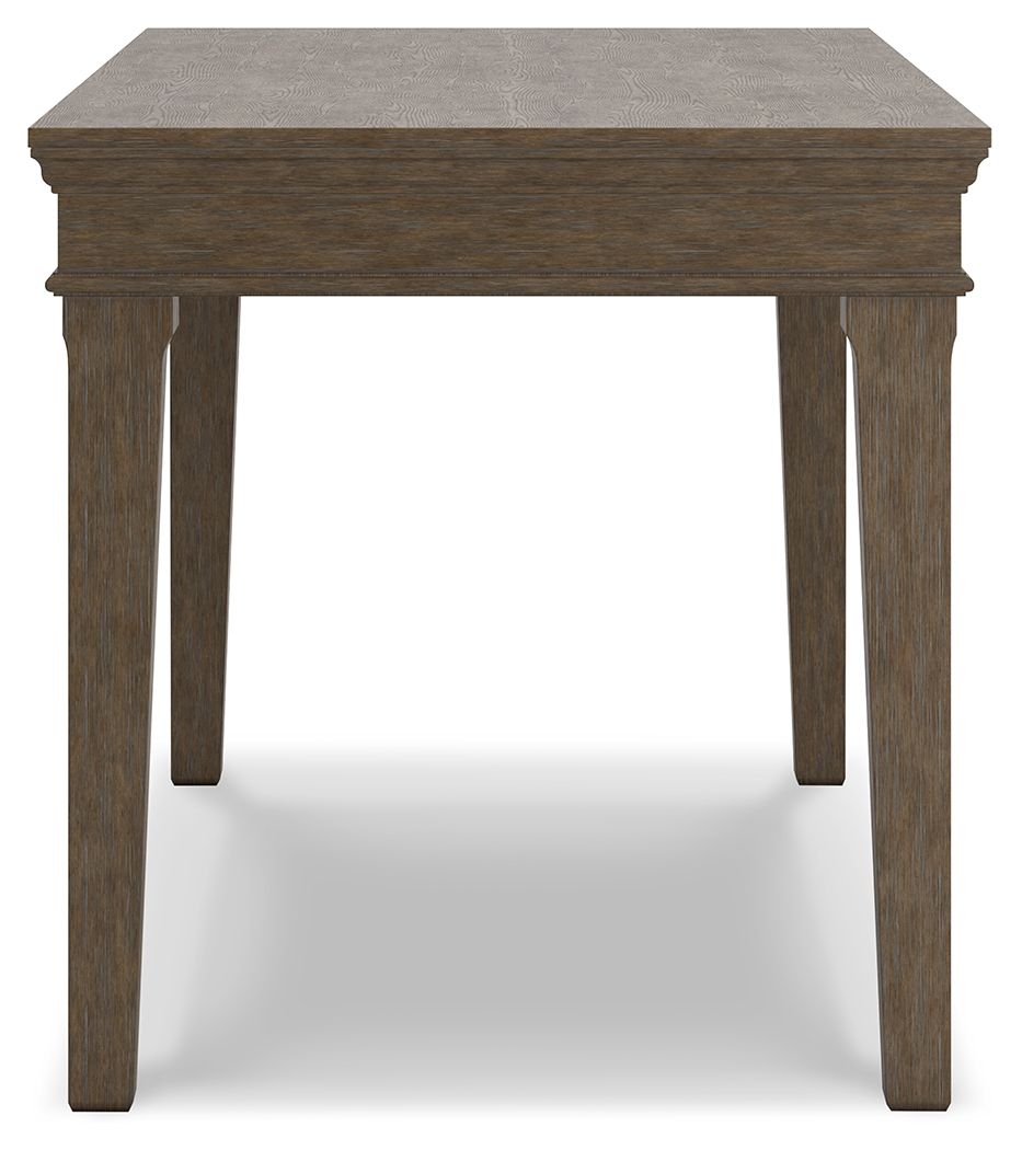 Janismore - Weathered Gray - Home Office Desk - Hornell Furniture Outlet