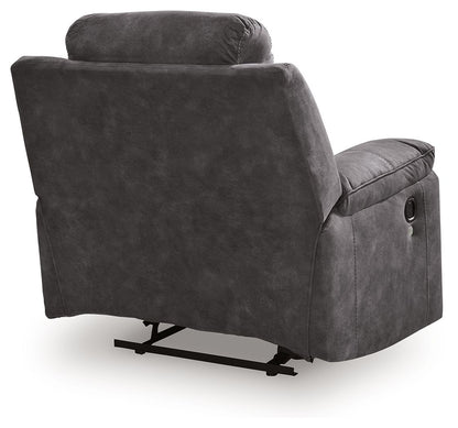 Brysonview - Zero Wall Recliner - Charcoal - Hornell Furniture Outlet