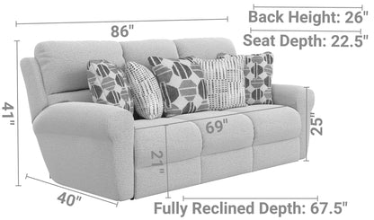 Kellen - Lay Flat Reclining Sofa - Hornell Furniture Outlet
