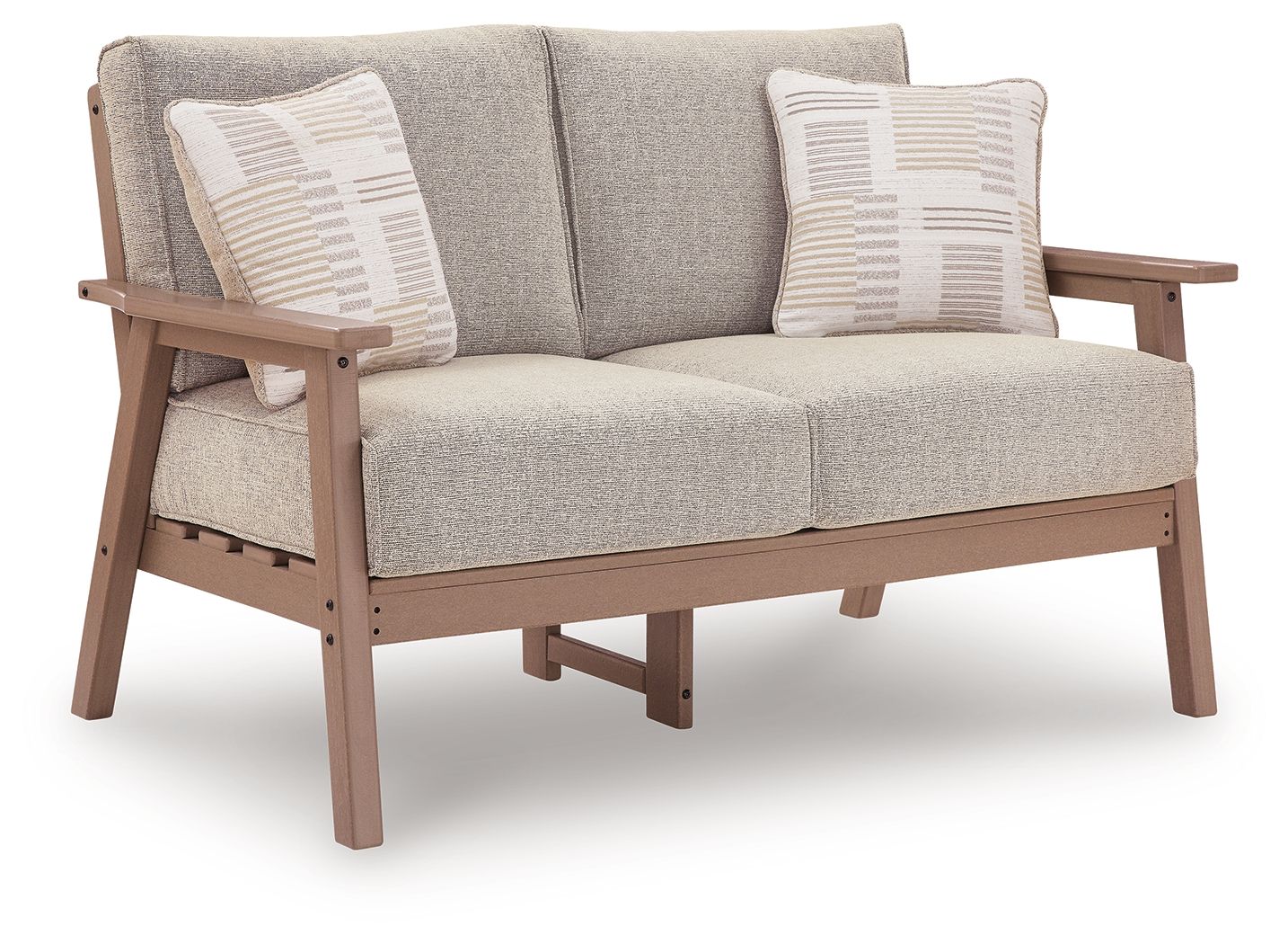 Grover Beach - Loveseat With Cushion - Driftwood - Hornell Furniture Outlet
