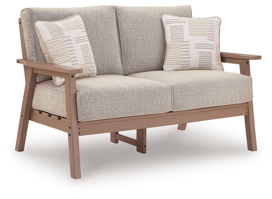 Grover Beach - Loveseat With Cushion - Driftwood - Hornell Furniture Outlet