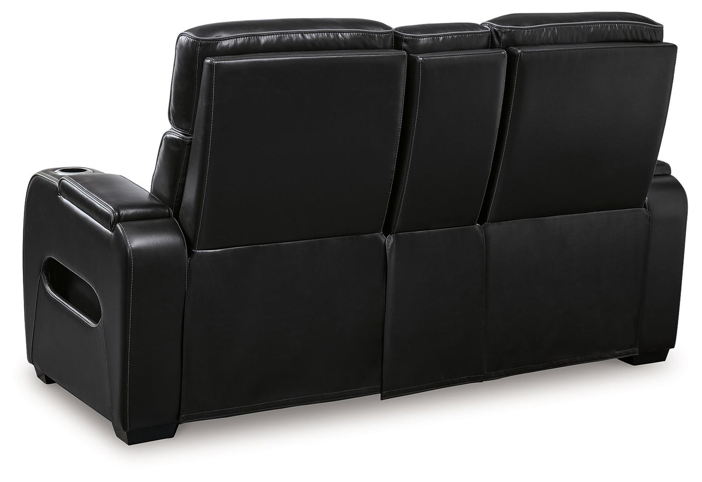 Boyington - Black - 2 Pc. - Power Reclining Sofa And Loveseat - Hornell Furniture Outlet