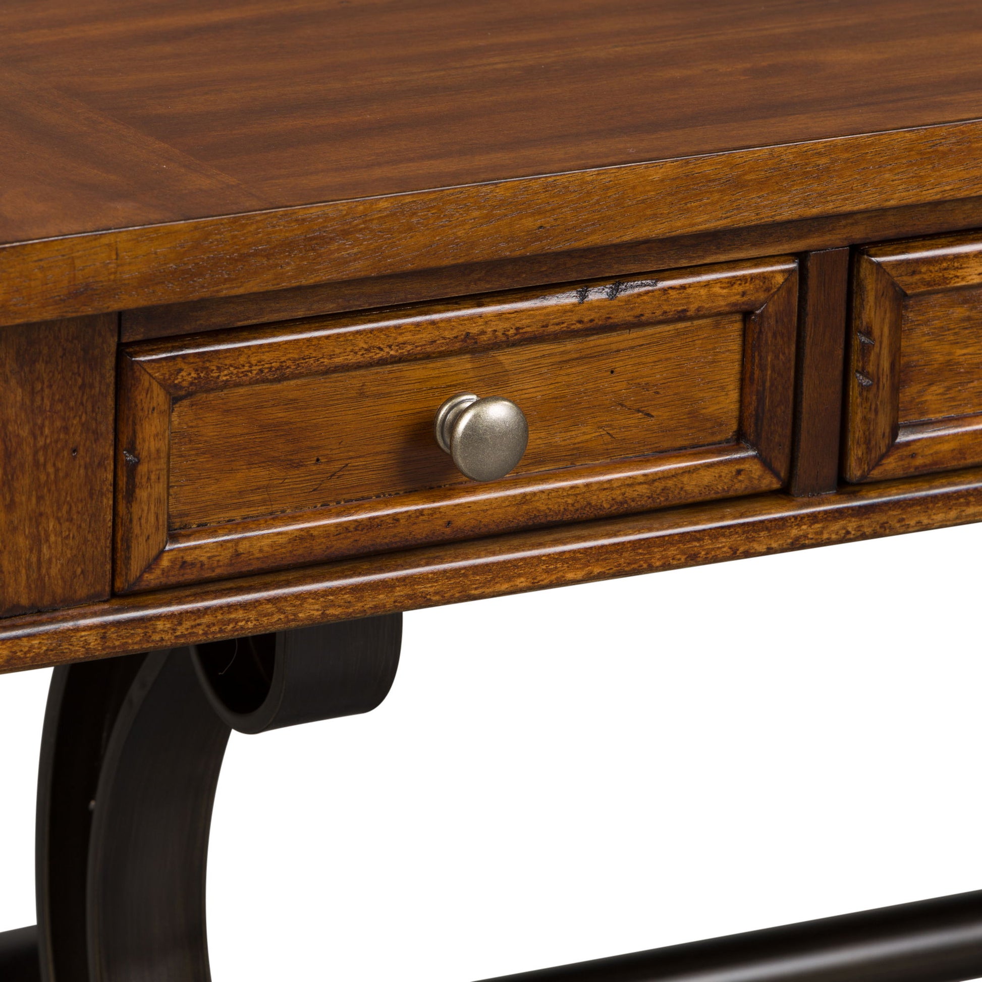 Arlington House - Writing Desk - Dark Brown - Hornell Furniture Outlet