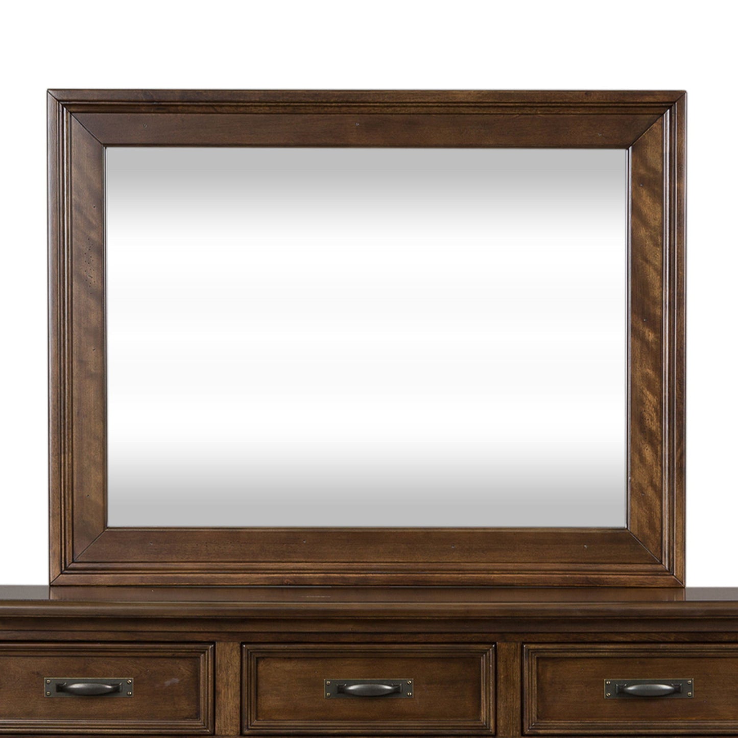 Saddlebrook - Mirror - Dark Brown - Hornell Furniture Outlet