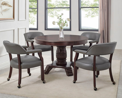 Tournament - Arm Chair With Casters - Hornell Furniture Outlet