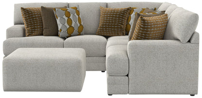 Tori - Sectional With Comfort Coil Seating, Cocktail Ottoman And Accent Pillows Included - Hornell Furniture Outlet