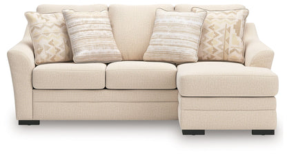Lango - Jute - Queen Sofa Chaise Sleeper - Hornell Furniture Outlet