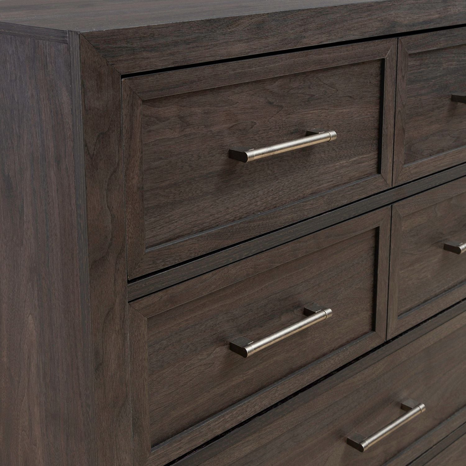 Modern Edge - 5 Drawer Chest - Brown - Hornell Furniture Outlet