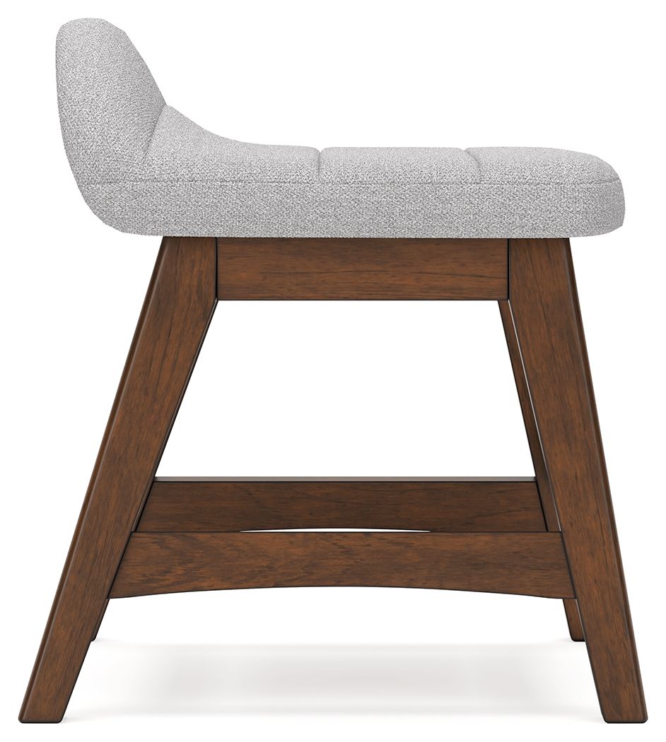 Lyncott - Light Gray / Brown - Home Office Desk Chair - Hornell Furniture Outlet
