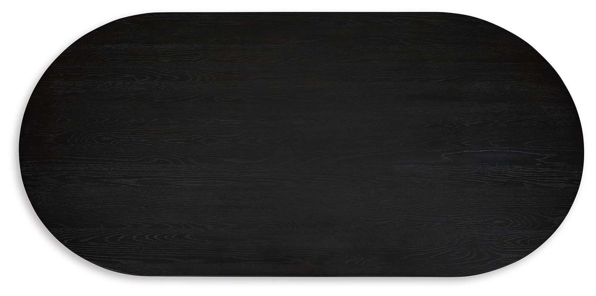 Rowanbeck - Black - Oval Dining Room Table - Hornell Furniture Outlet