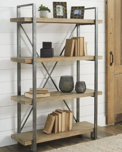 Forestmin - Brown / Black - Bookcase - Hornell Furniture Outlet