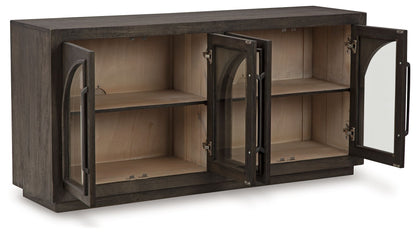 Dreley - Grayish Brown - Accent Cabinet - Hornell Furniture Outlet