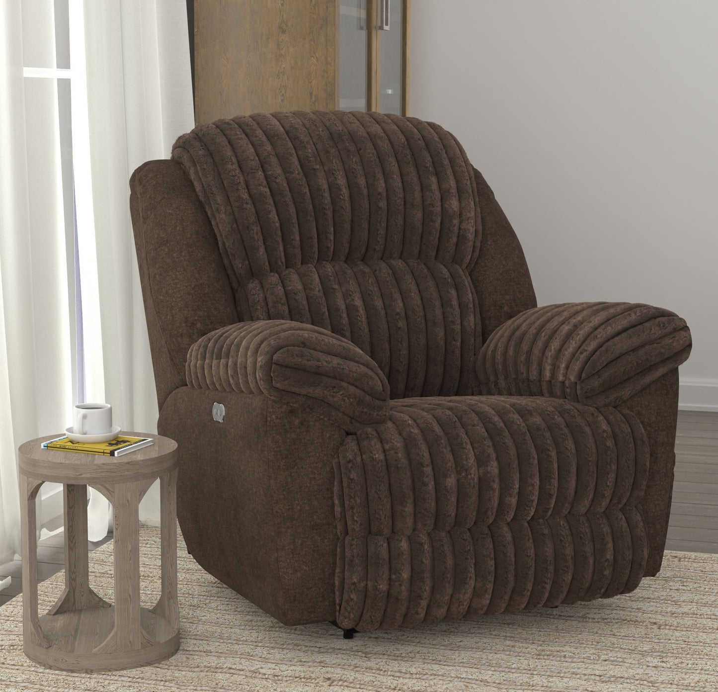 Shaggy - Power Lay Flat Recliner With Zero Gravity - Hornell Furniture Outlet