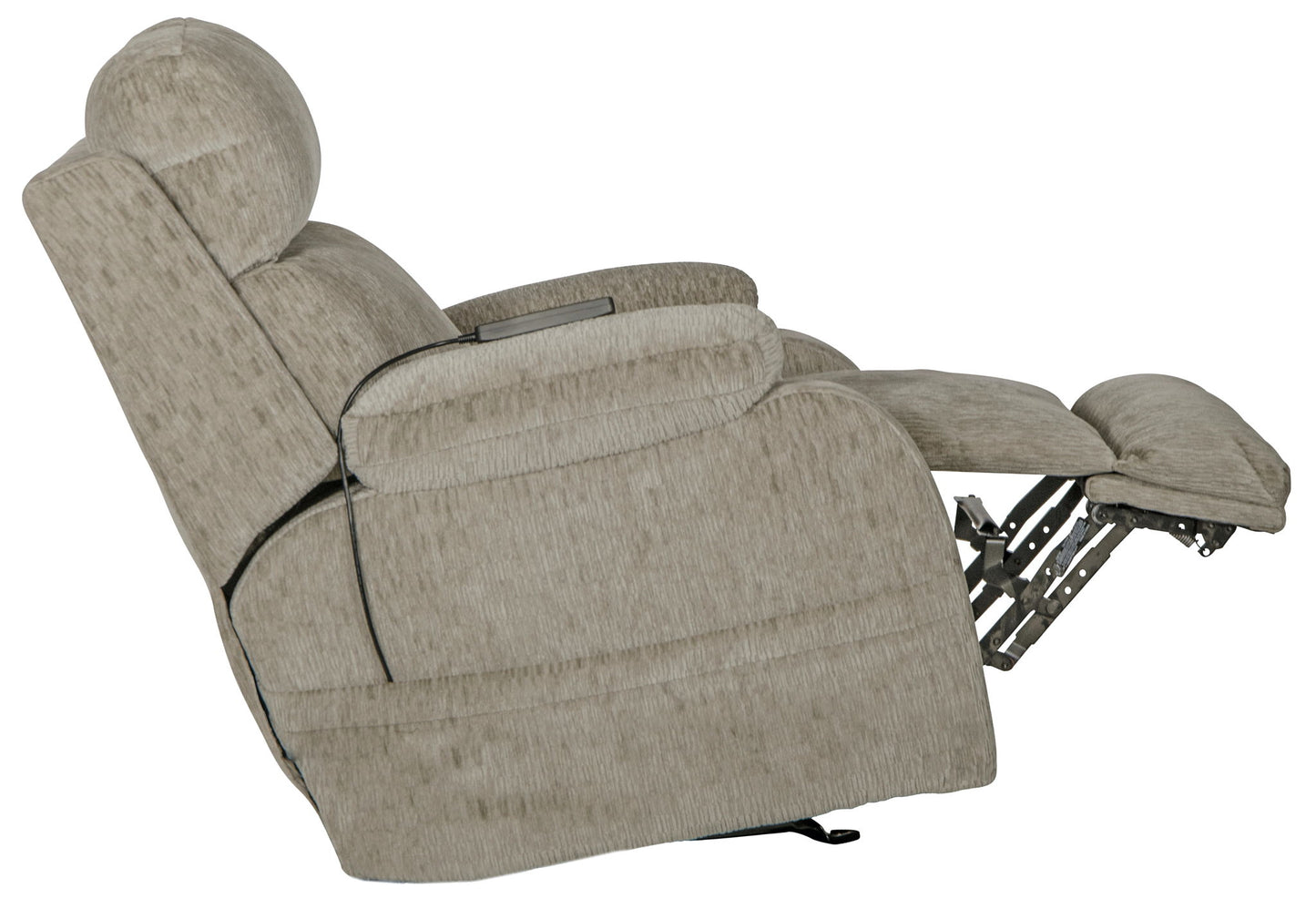 Refresher - Power Headrest Power Rocker Recliner With CR3 Heat / Massage / Lumbar - Hornell Furniture Outlet