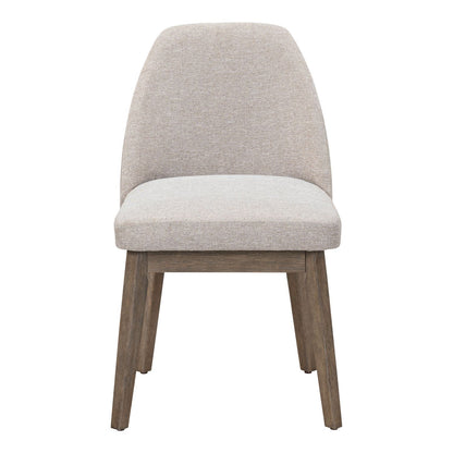 Edison - Upholstered Side Chair (RTA) - Brownstone With Faux Marble Tops - Hornell Furniture Outlet
