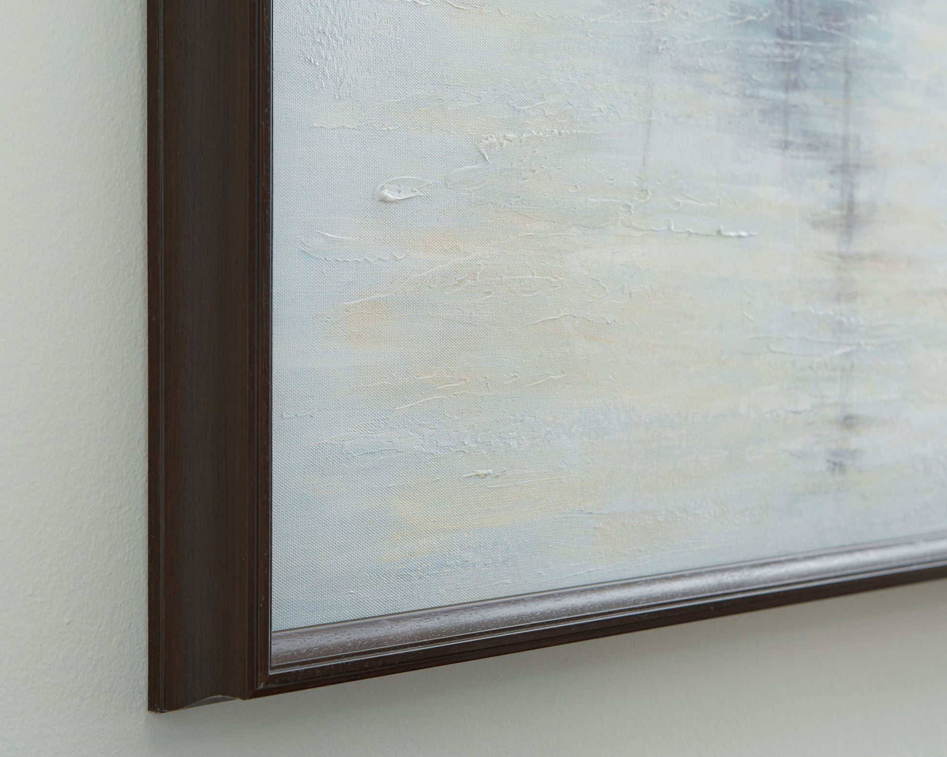 Worthney - Blue / White / Brown - Wall Art - Hornell Furniture Outlet