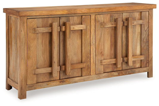Dresor - Natural - Accent Cabinet - Hornell Furniture Outlet