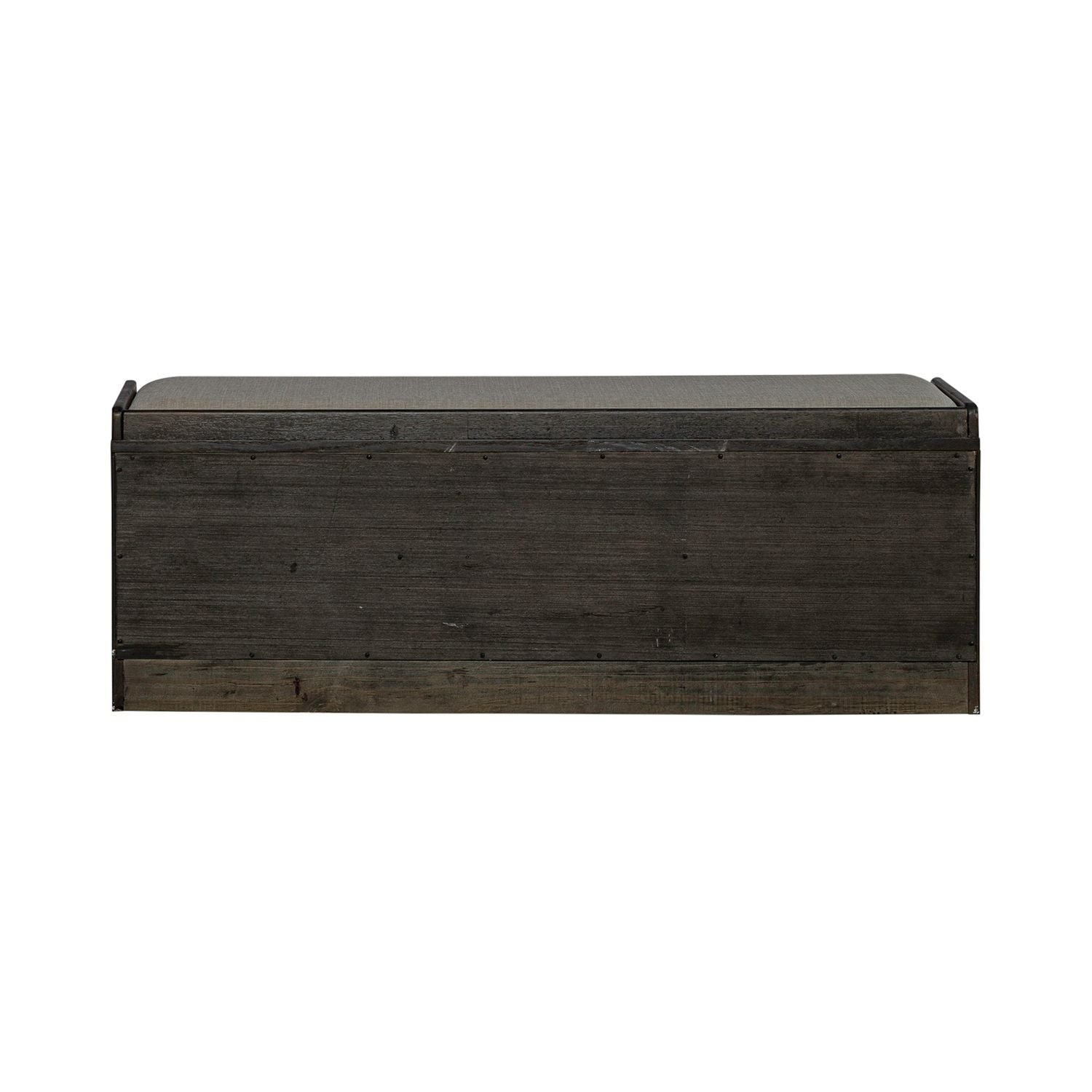 Mill Creek - Wall Bench - Dark Brown - Hornell Furniture Outlet