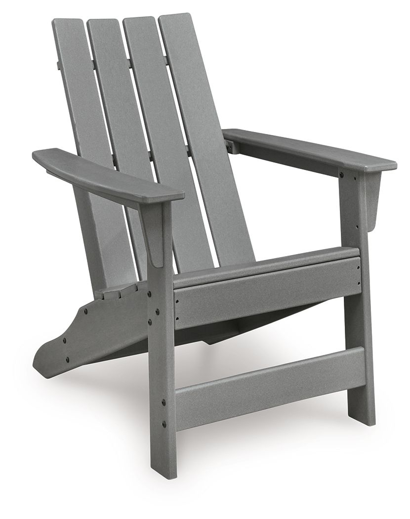 Cove Beach - Adirondack Chair - Gray - Hornell Furniture Outlet